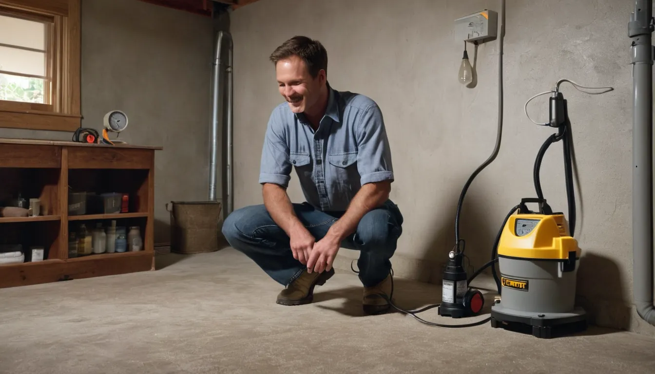 A friendly local provider showing a homeowner a basement foundation wall during a termite inspection near Crystal Lake